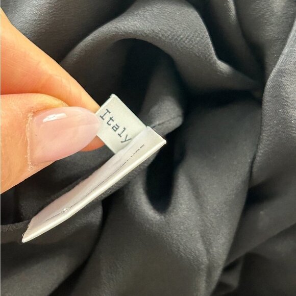 Balenciaga Black 2008 Short Sleeve V-neck Shift Mini Dress - Picture 8 of 14